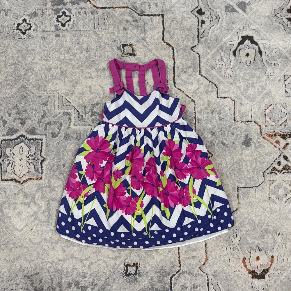 Bonnie Jean strappy floral sundress, 3T